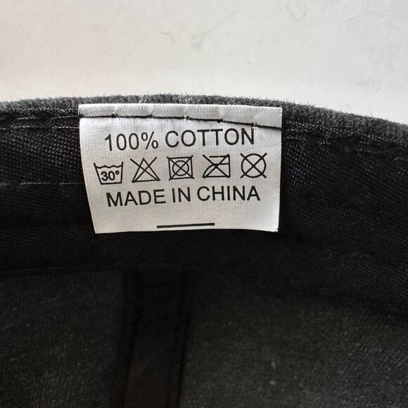 Yellowstone Baseball Cap Embroidered Logo Adjustable Strap Gray 100% Cotton - Picture 9 of 9